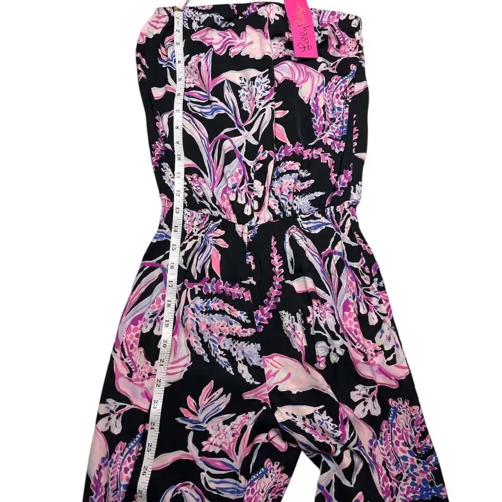 NWT Lilly Pulitzer Pim Jumpsuit Wild Within Onyx Size XS